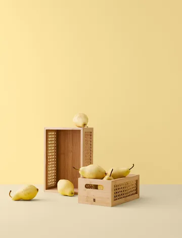 Bamboo box storage box 15x25 cm - Bamboo - RIG-TIG
