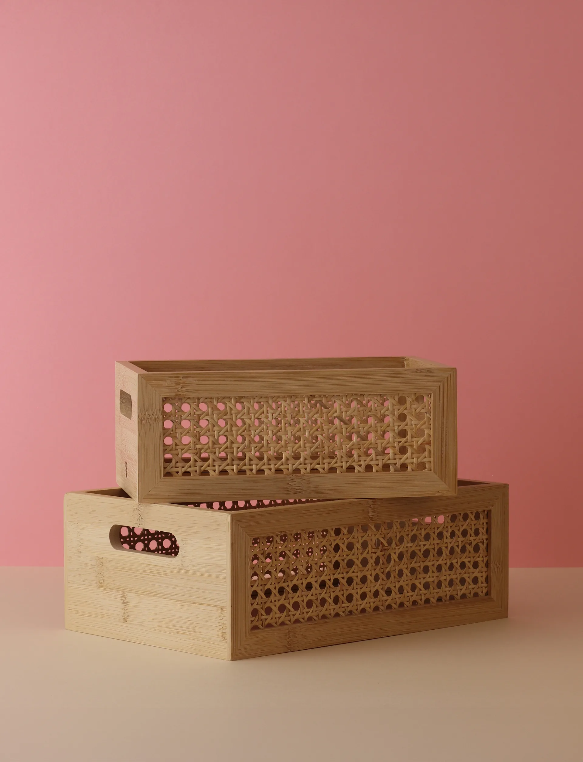 Bamboo box storage box 20x30 cm, Bamboo RIG-TIG