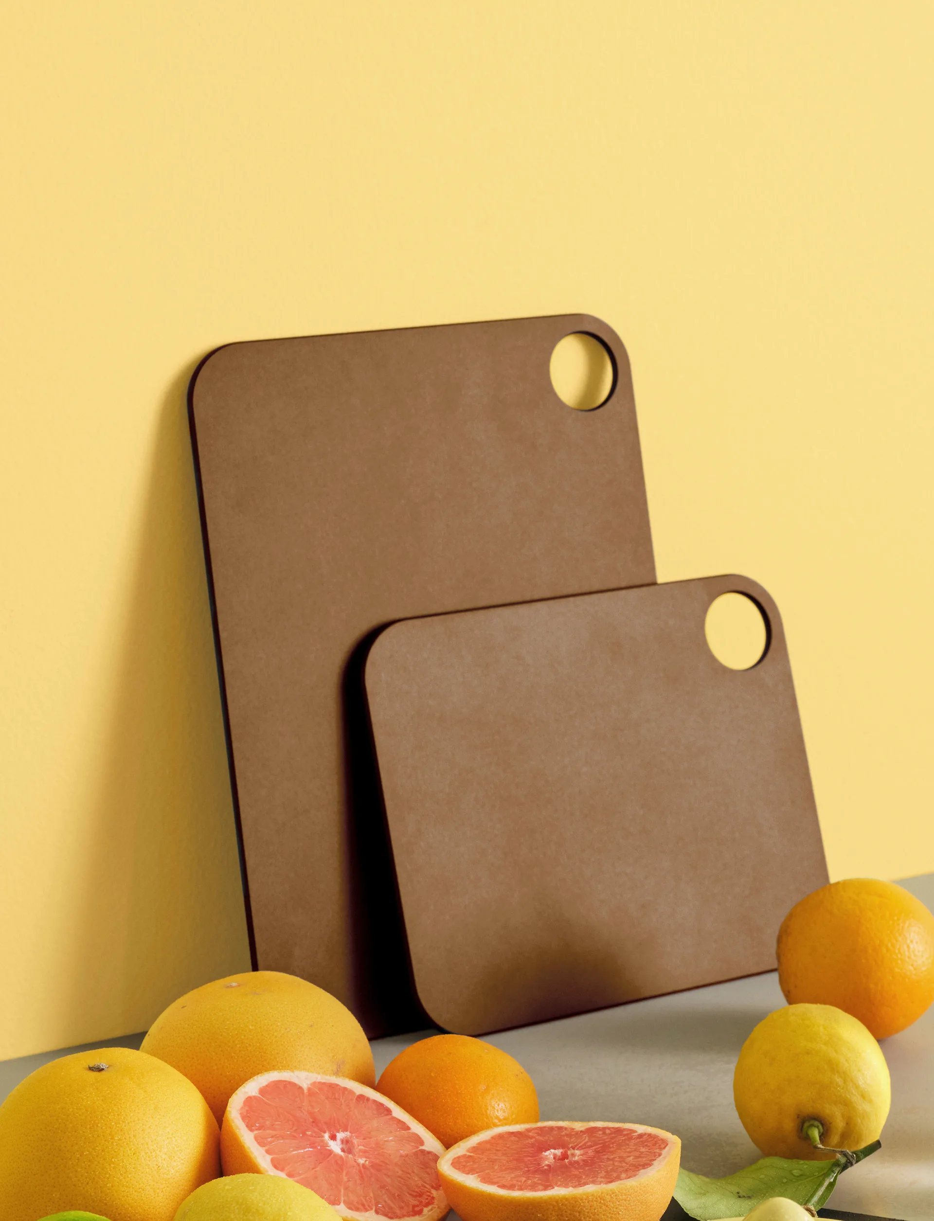 CUT-IT cutting board, Brown, 18.7x23.5 cm RIG-TIG