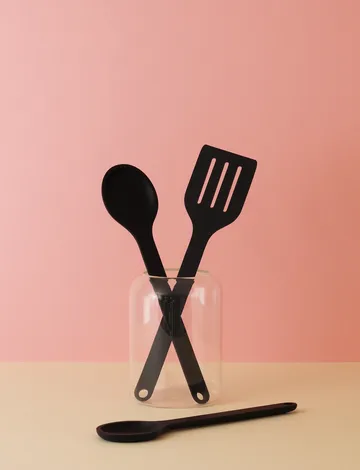 STIR-IT cooking spoon 26 cm - Black - RIG-TIG