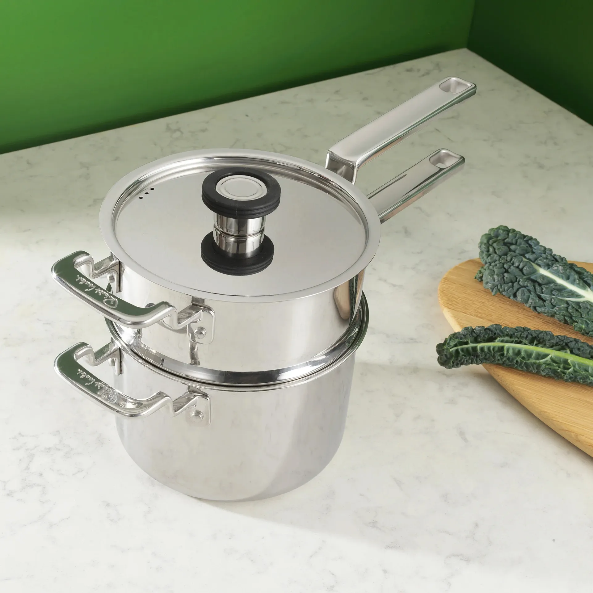 316 Series steamer insert set, Stainless steel, 2 pieces Robert Welch
