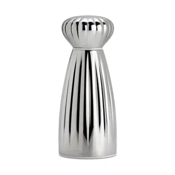 Palm bright salt grinder stainless steel 16.8 cm - White - Robert Welch