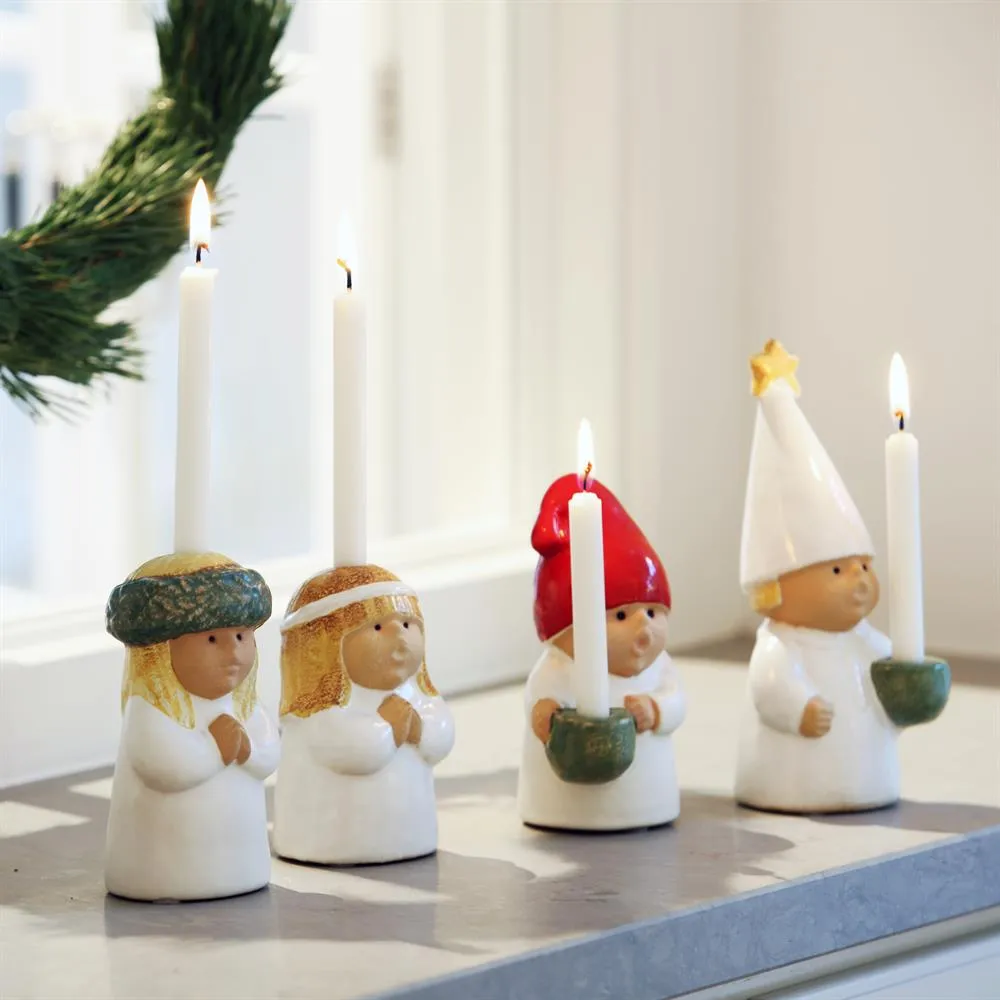Santa figurine, white Rörstrand