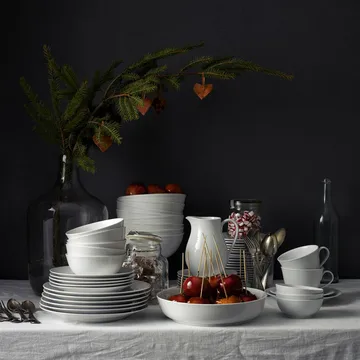 Swedish Grace plate 21 cm, 6-pack snow (white) - Rörstrand