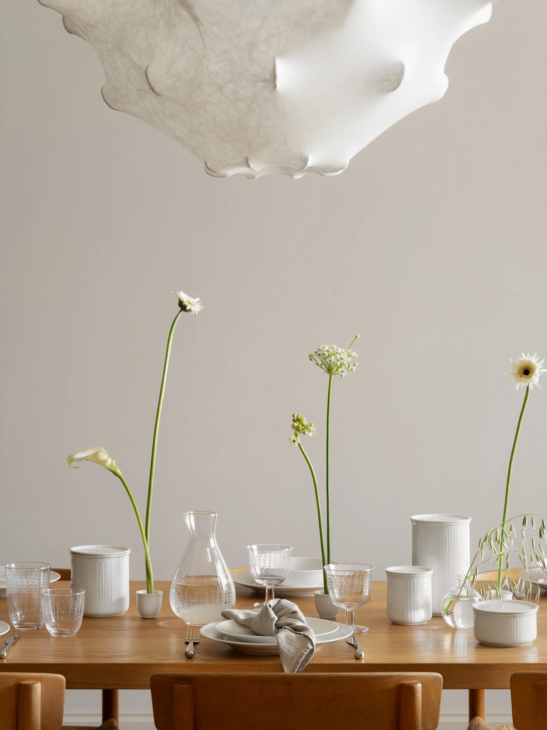 Swedish Grace storage jar low S 0.3 L, Snow Rörstrand