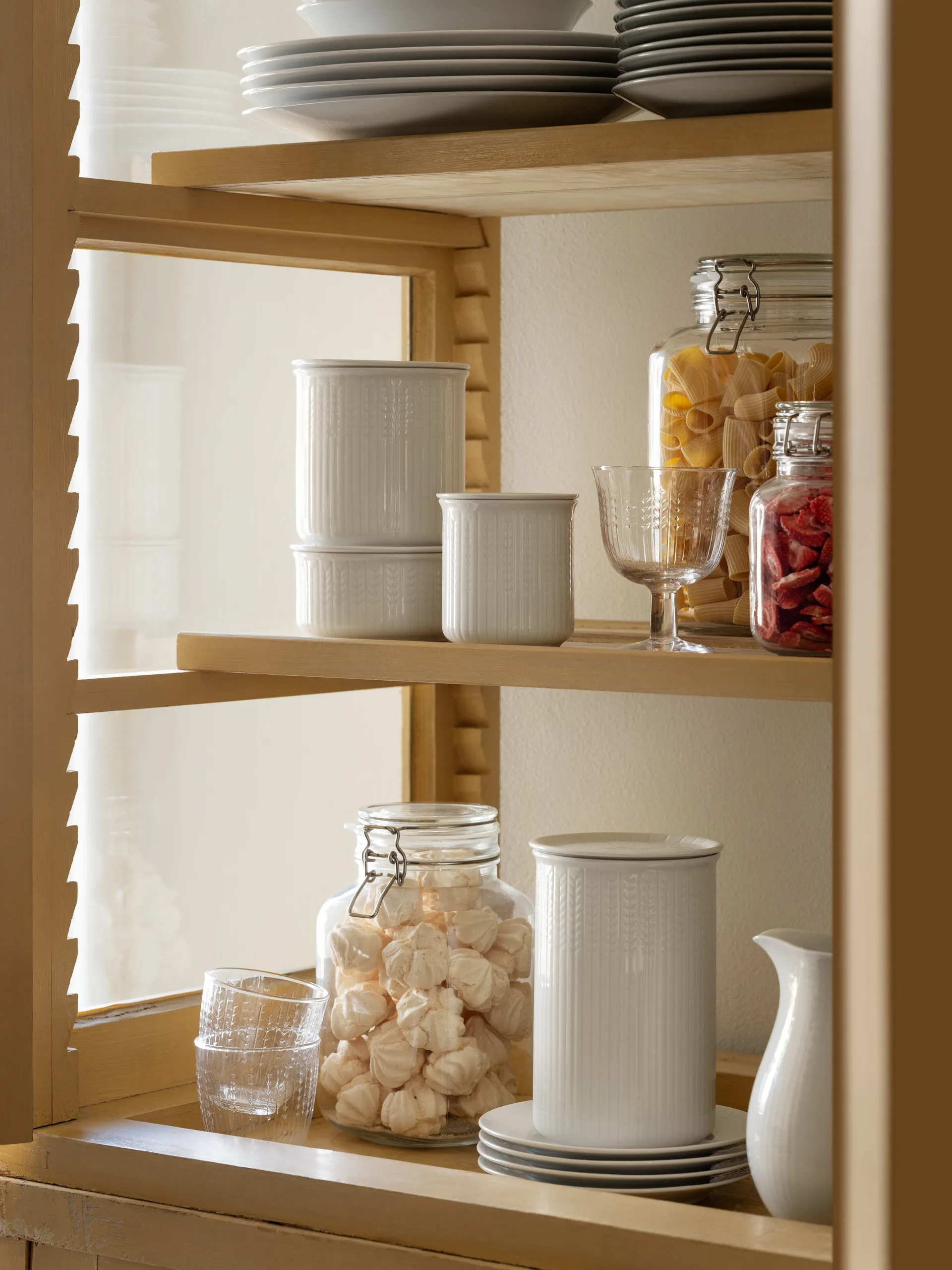 Swedish Grace storage jar S 0.3 L, Snow Rörstrand
