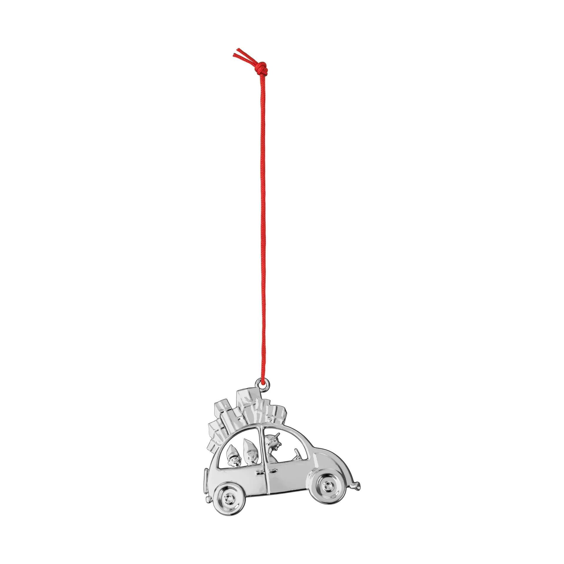 Karen Blixen Christmas car ornament 6.5 cm, Silver-plated Rosendahl