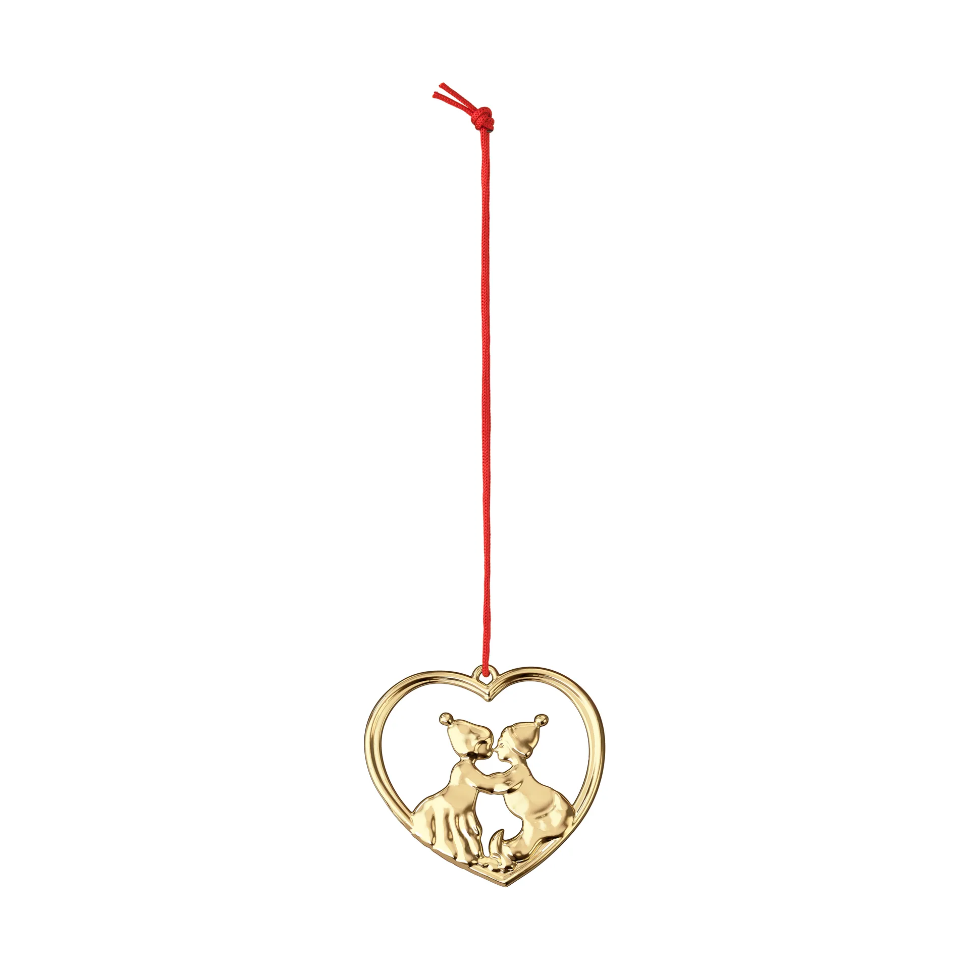Karen Blixen kissing gnomes 6.5 cm, Gilded Rosendahl