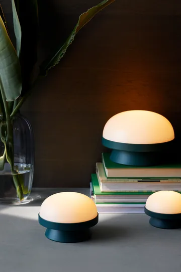 Soft Spot dots solar lamp Ø21 cm - Forest green - Rosendahl