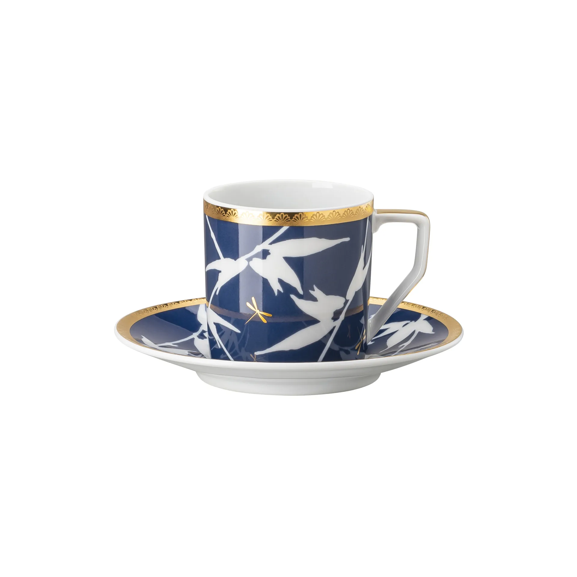 Rosenthal Heritage Turandot espresso cup with saucer, blue Rosenthal