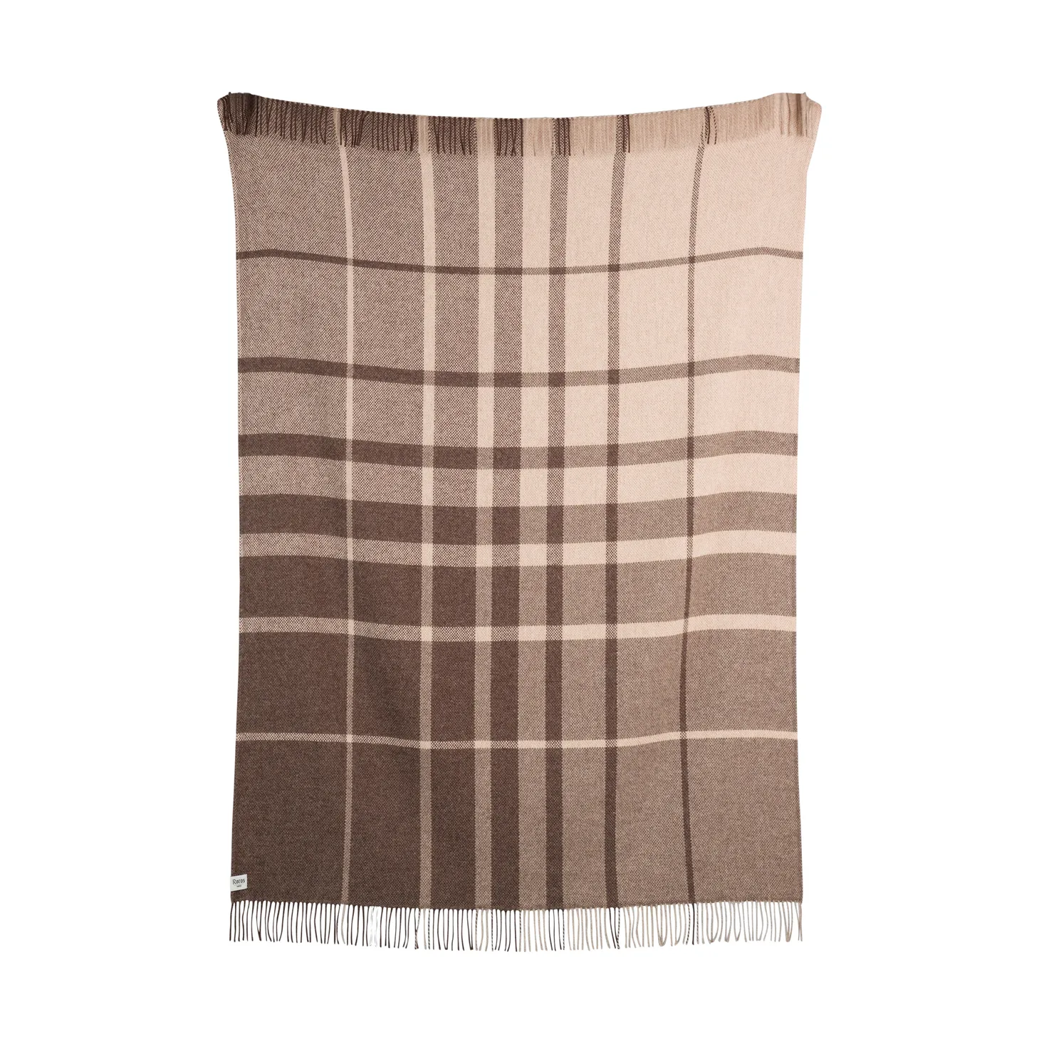 Filos throw 145x220 cm, Brown Røros Tweed
