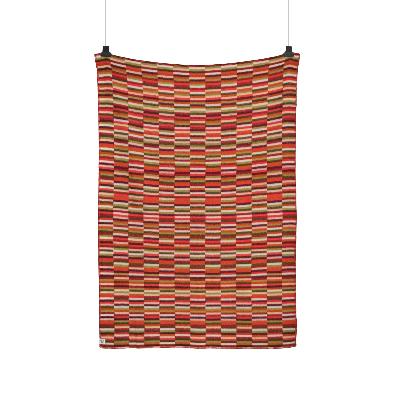Ida blanket 135x200 cm, Red shades Røros Tweed
