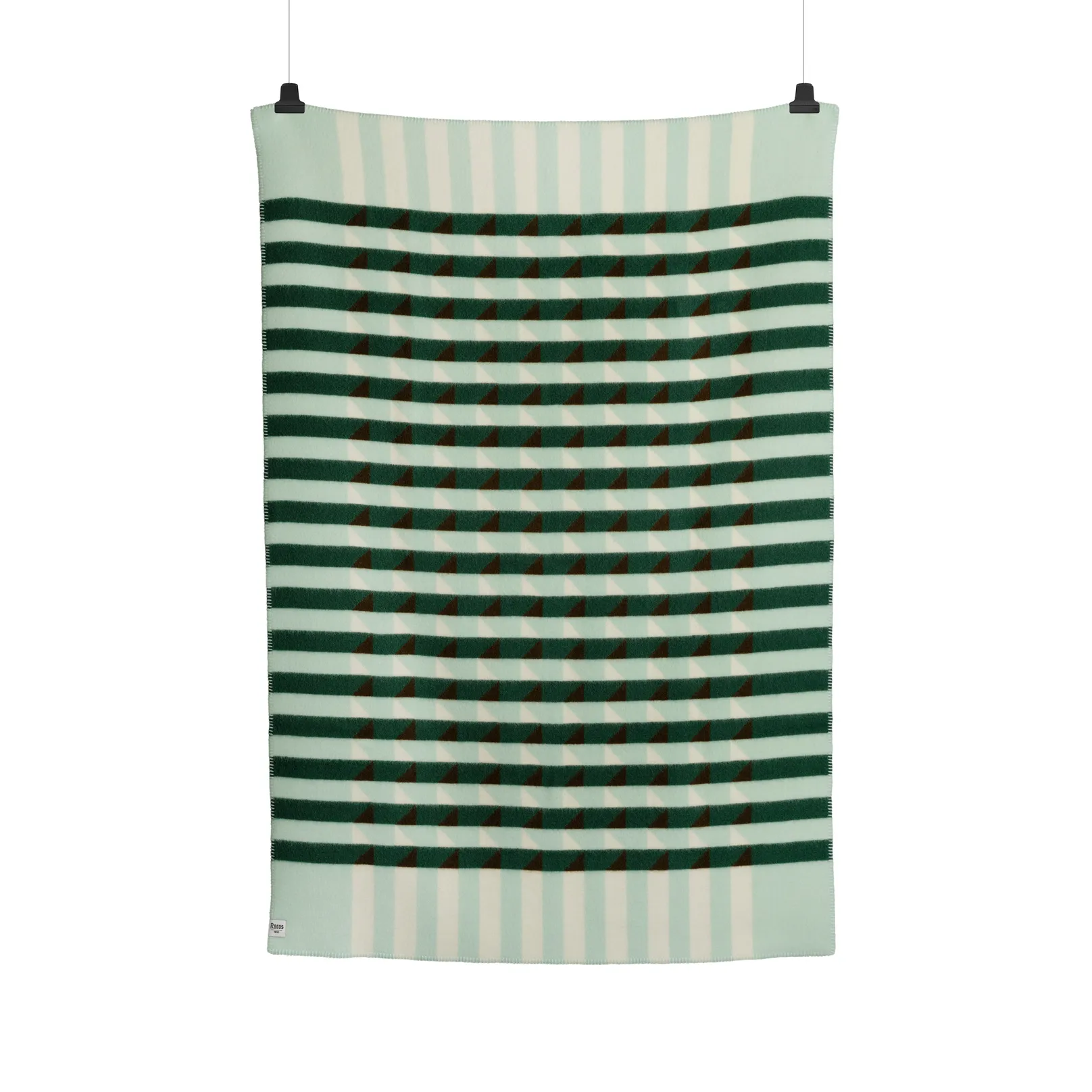 Kvam blanket 135x200 cm, Green Røros Tweed