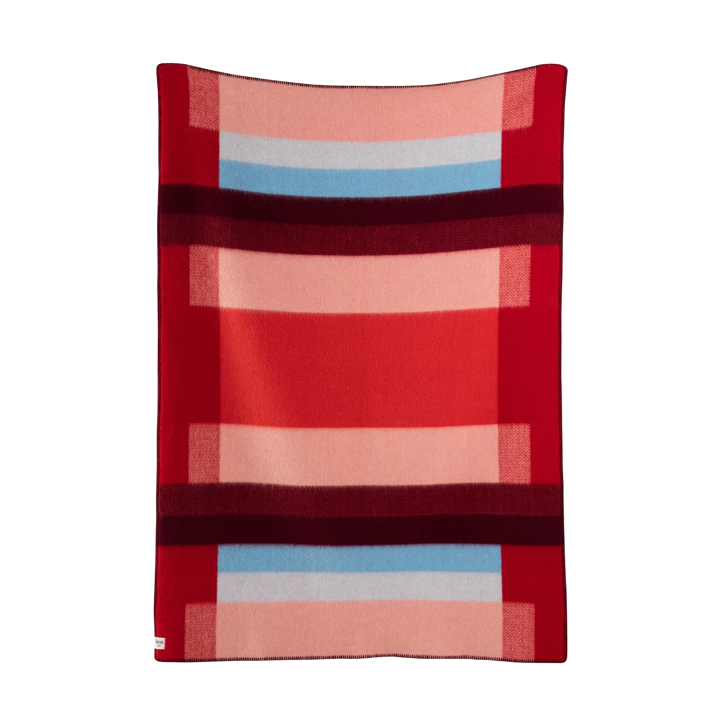 Mikkel blanket 135x200 cm, Red Røros Tweed