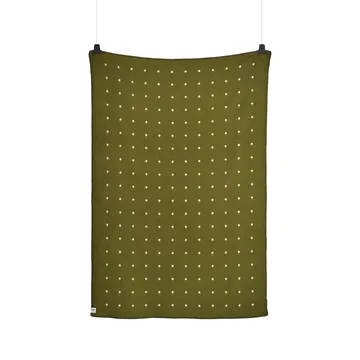 Pastille blanket 135x200 cm - Green moss - Røros Tweed