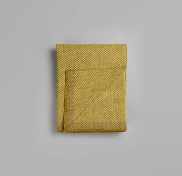 Una blanket 150x200 cm - Ochre - Røros Tweed