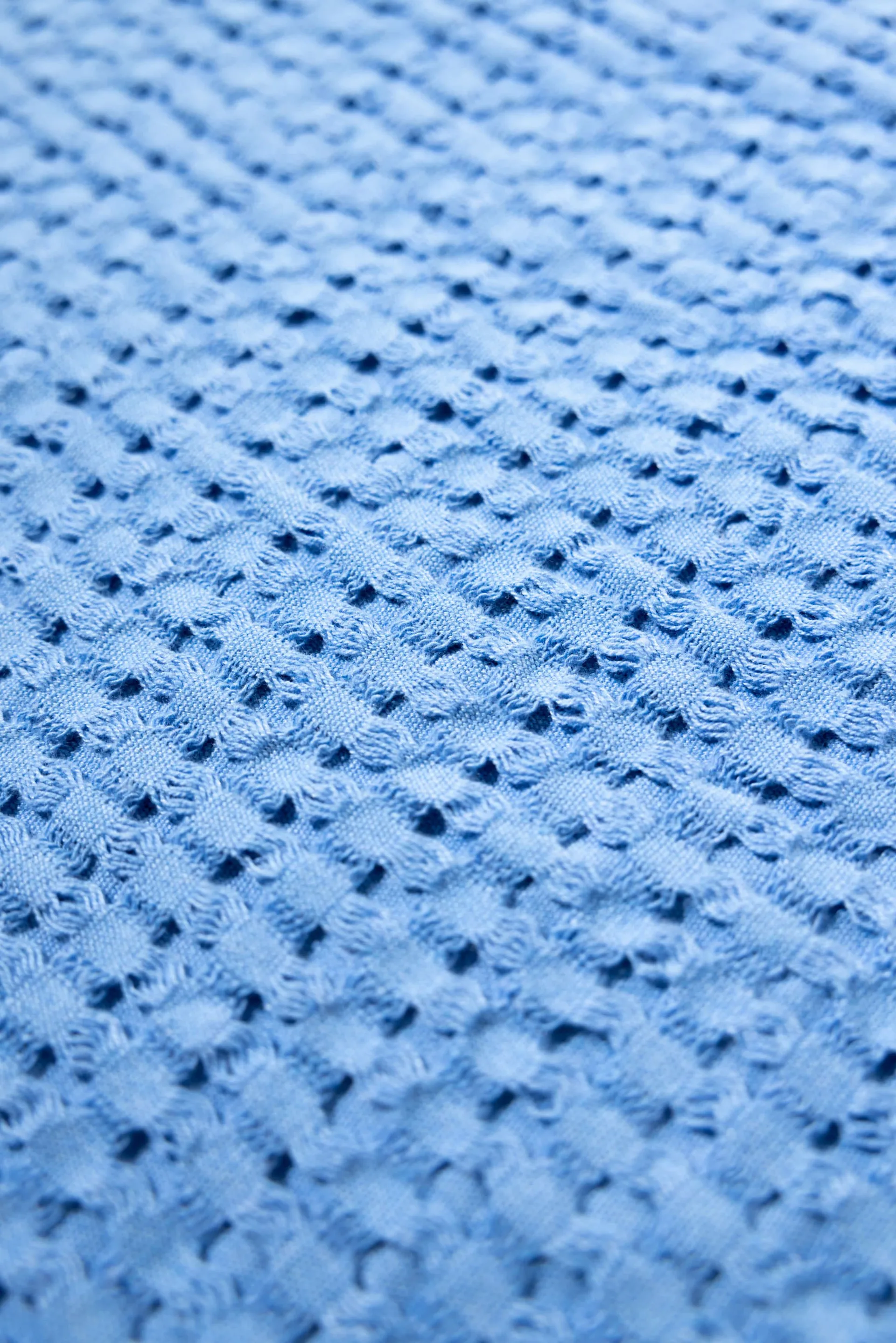 Stockholm cotton throw 130x180 cm, Millenium blue Rug Solid