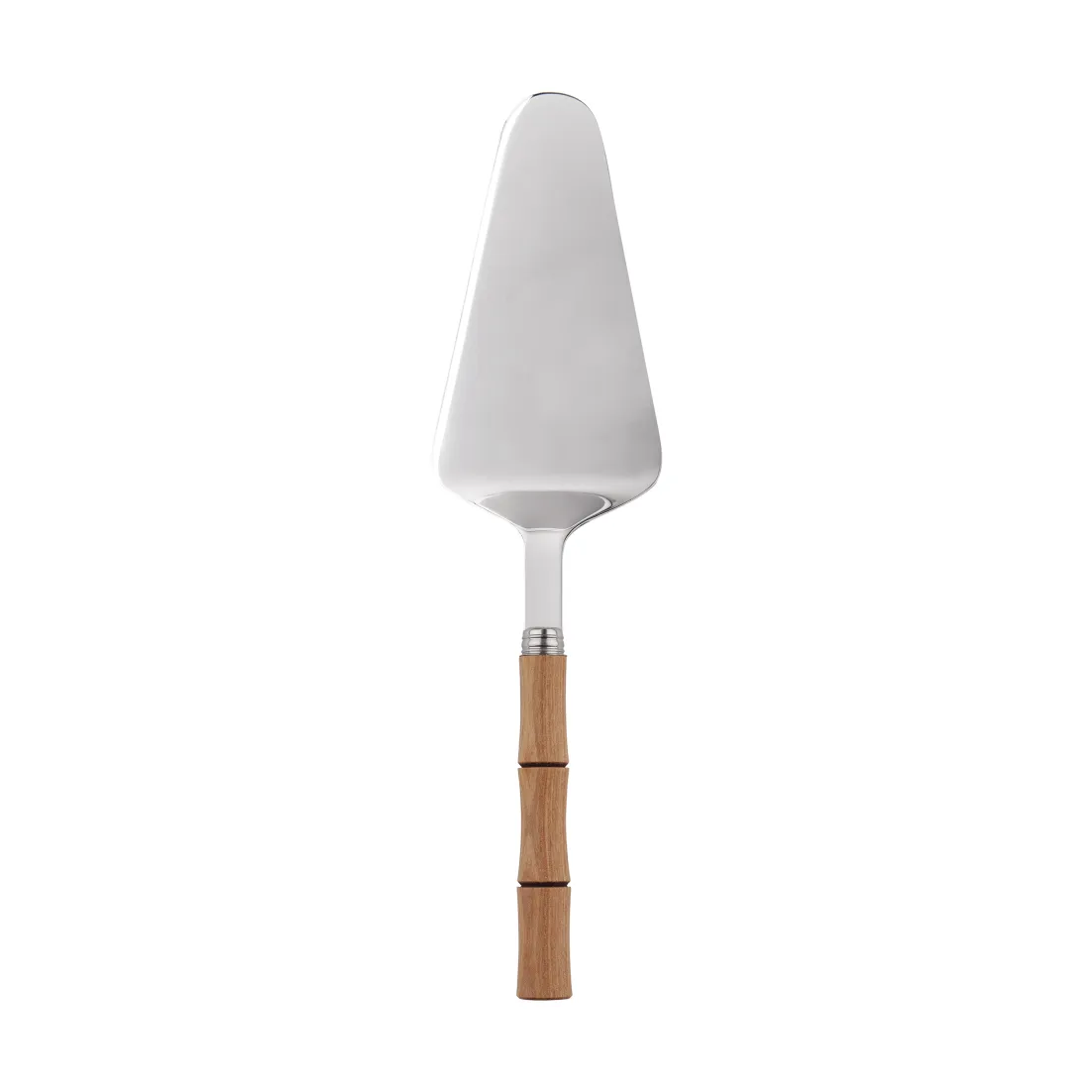 Bamboo shape cake server 25 cm, Light wood laminated SABRE Paris