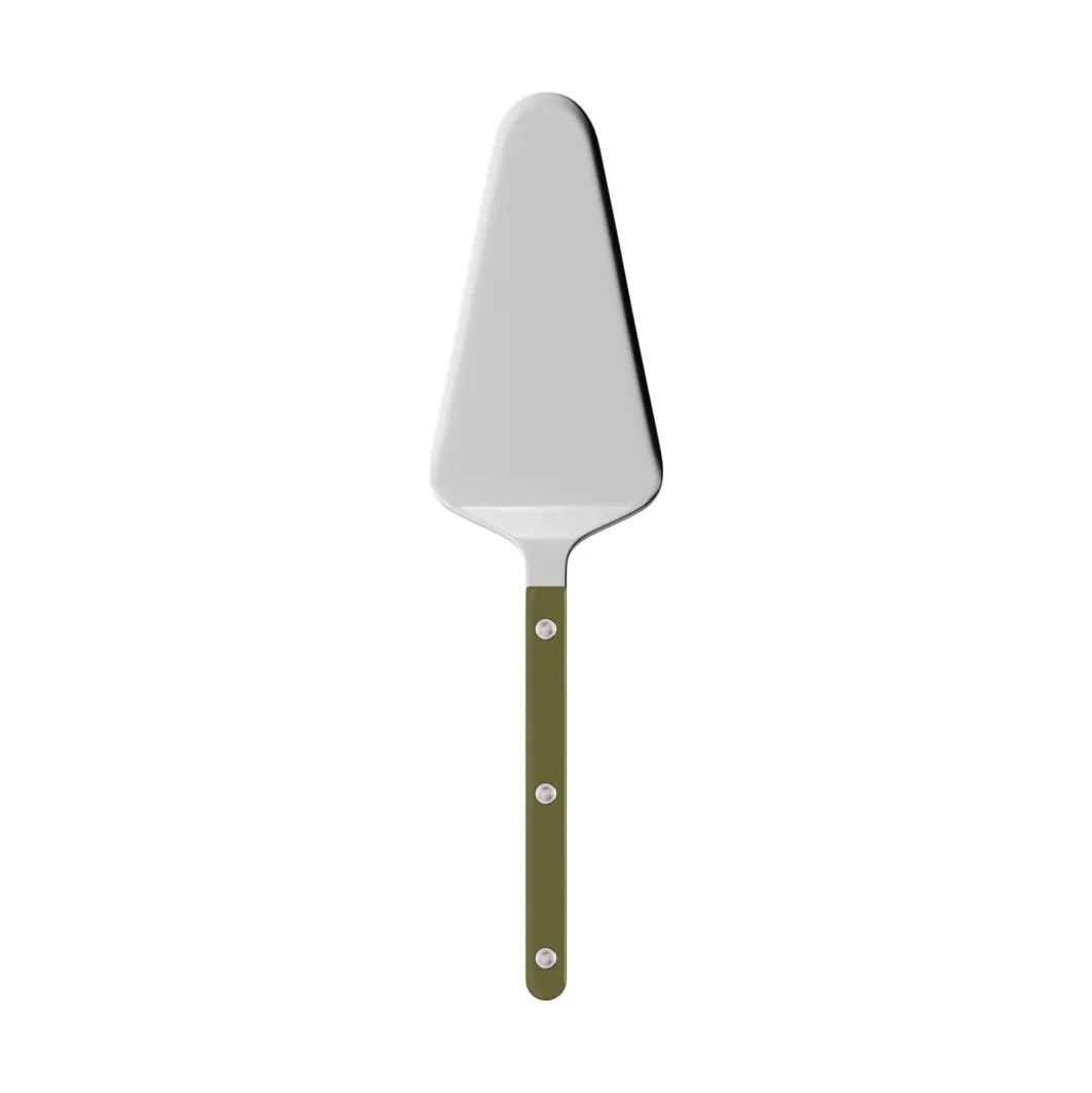 Bistrot solid cake server 25 cm, Green fern SABRE Paris