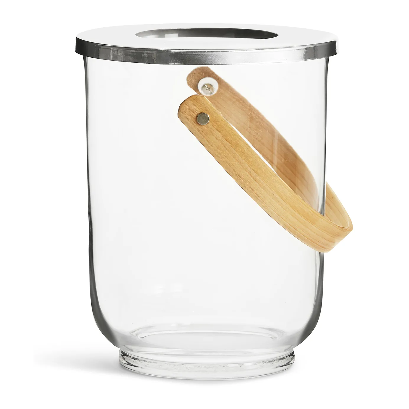 Nature lantern with handle, Oak Sagaform
