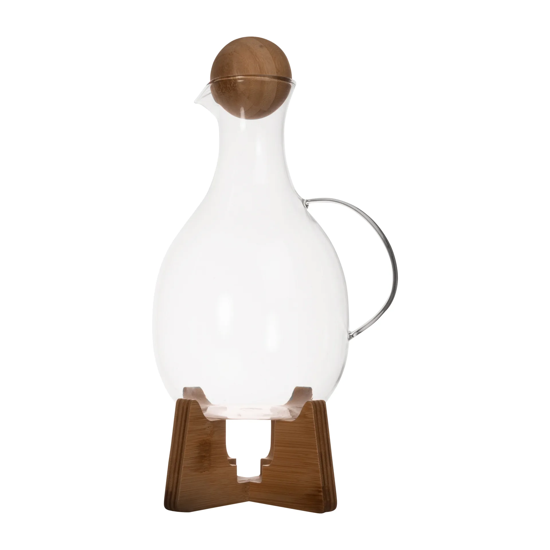 Nature mulled wine with warmer 1.8 l, Clear-brown Sagaform