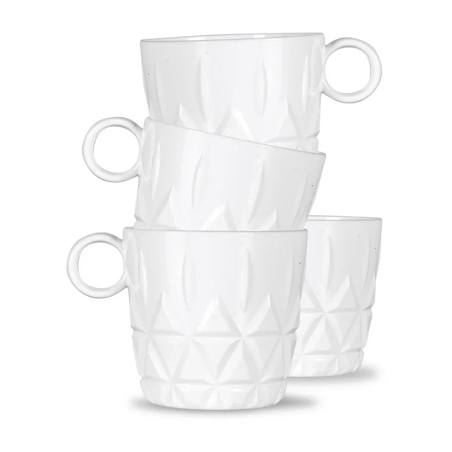 Picknick coffee cup 4-pack, White Sagaform