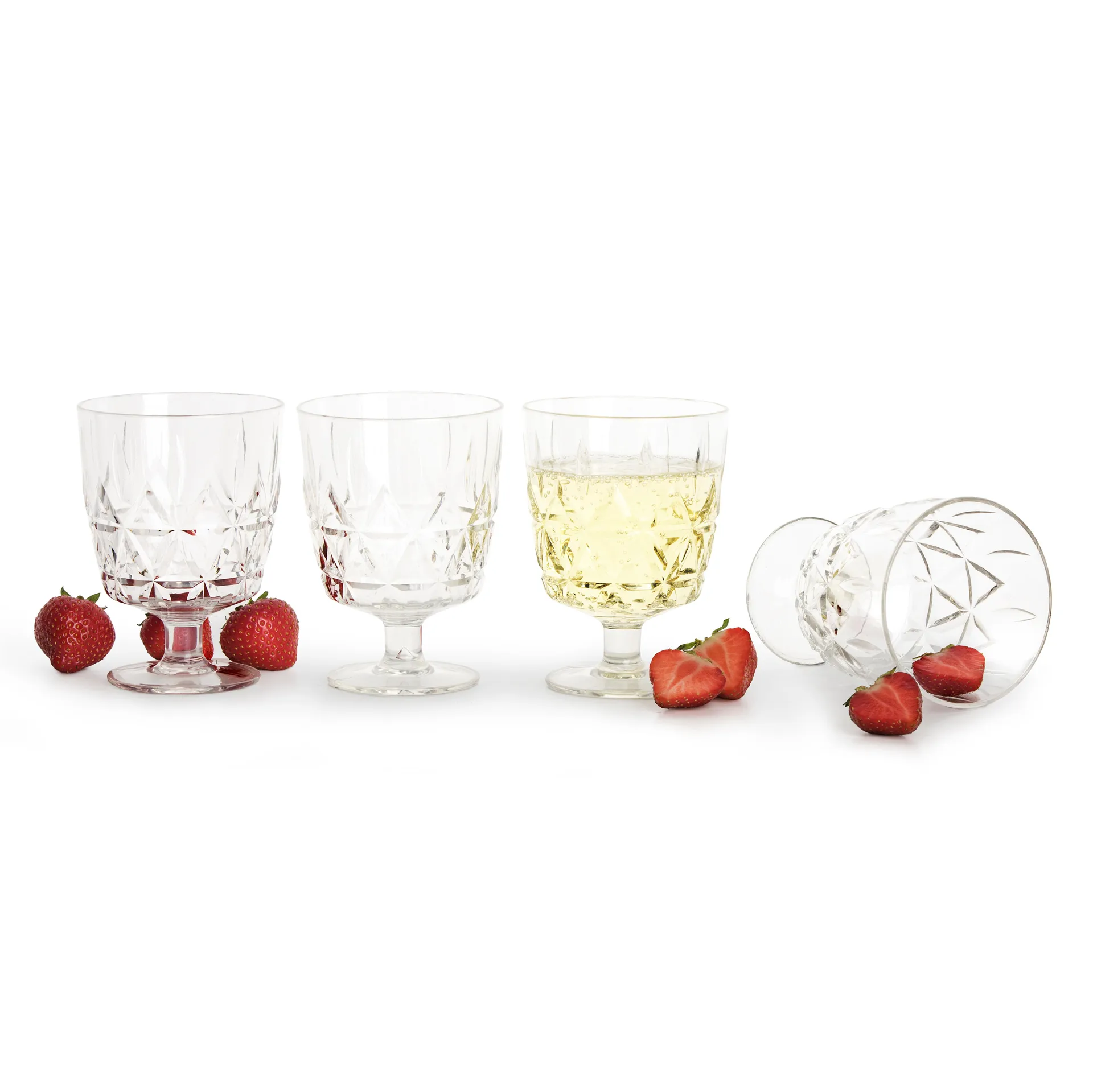 Picknick Juni glass 4-pack, 30 cl Sagaform