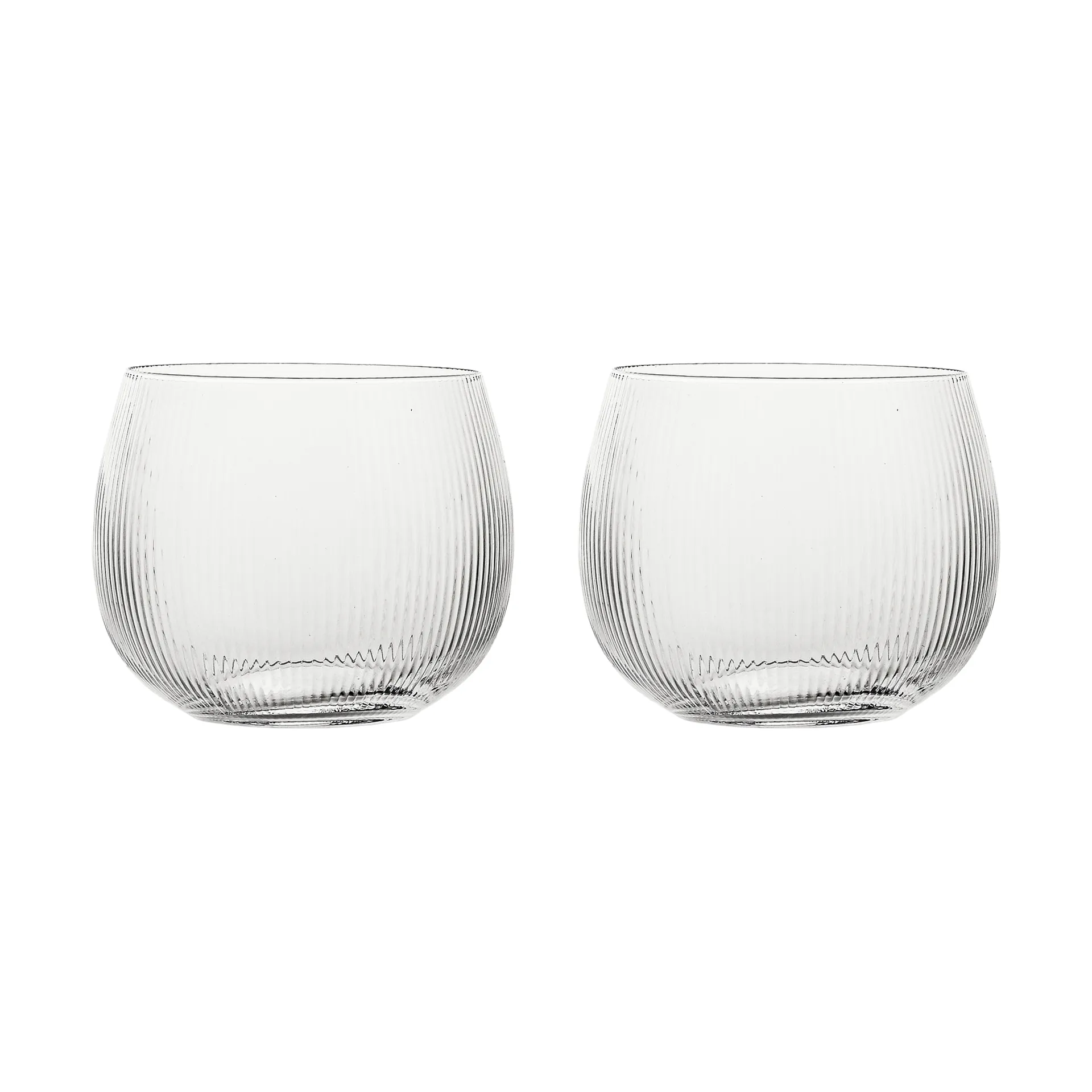 Sagaform Blanka water glass 28 cl 2-pack, Clear Sagaform