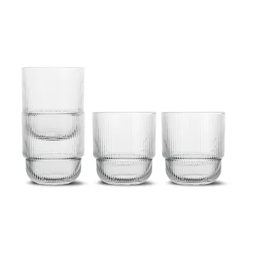 Sagaform clear water glasses 4-pack - Clear - Sagaform