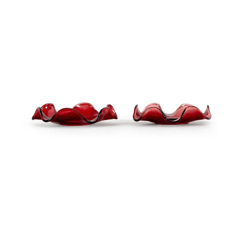 Viva candle cuff 2-pack, Burgundy Sagaform