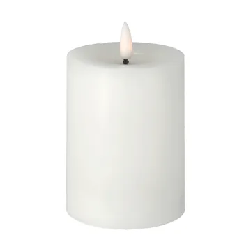 Bright Melt block candle LED 12,5 cm - White - Scandi Essentials