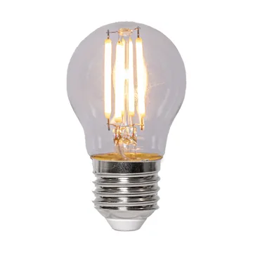 Lit dimmable light bulb E27 250lm filament - Clear, 2100K - Scandi Essentials