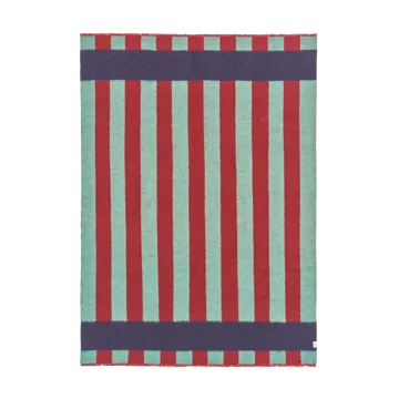Aisles wool blanket 130x180 cm - Green - Scandi Living