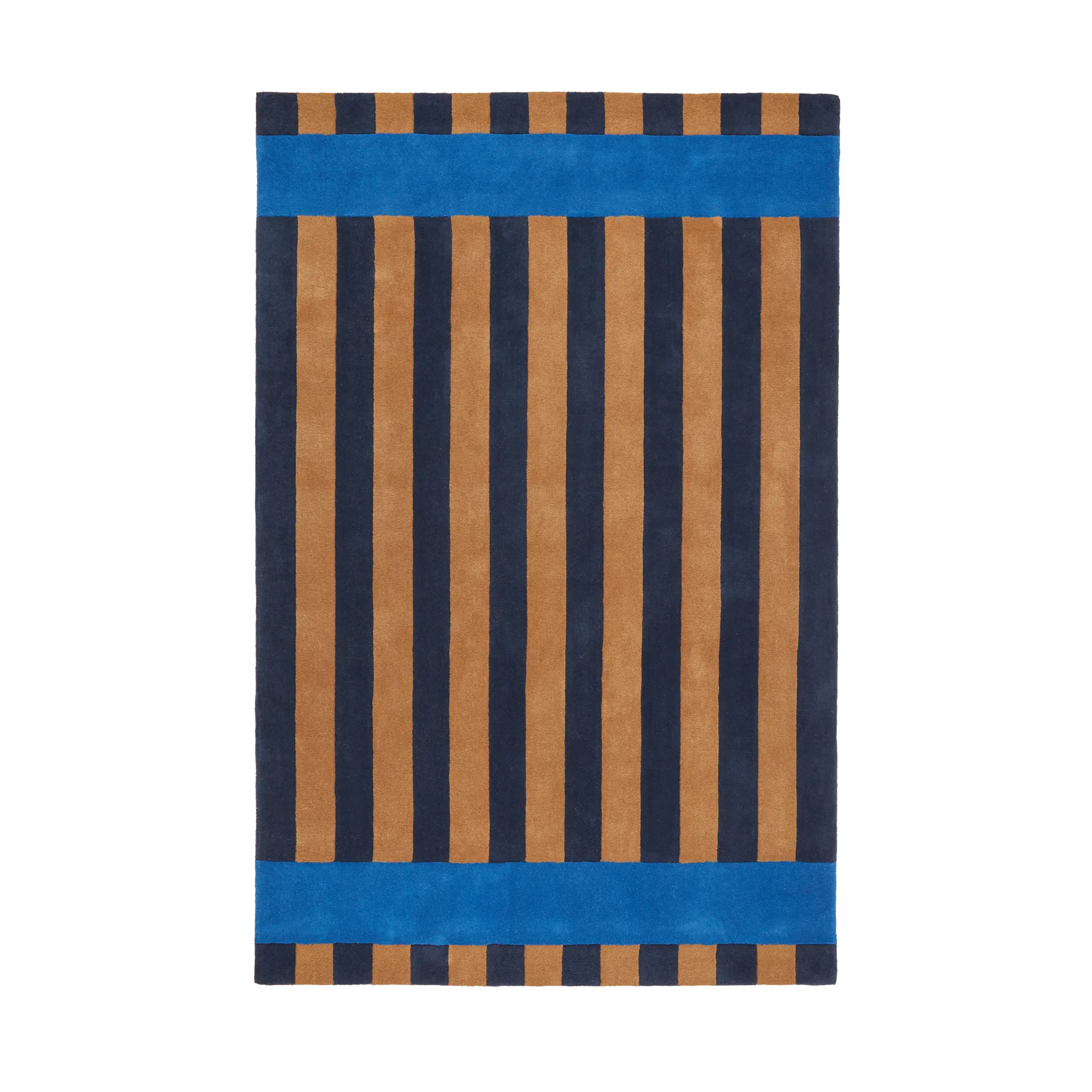 Aisles wool carpet, Blue, 170x240 cm Scandi Living