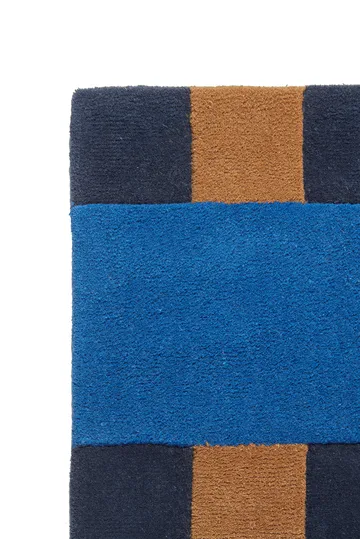 Aisles wool carpet - Blue, 170x240 cm - Scandi Living