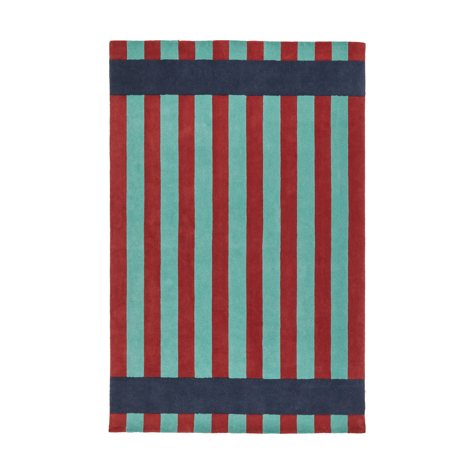 Aisles wool carpet, Green, 170x240 cm Scandi Living