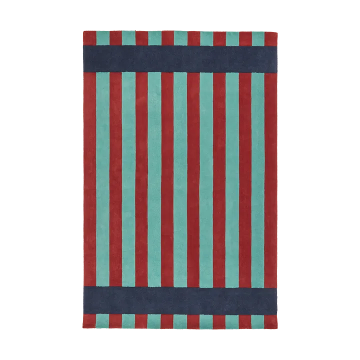 Aisles wool carpet - Green, 170x240 cm - Scandi Living