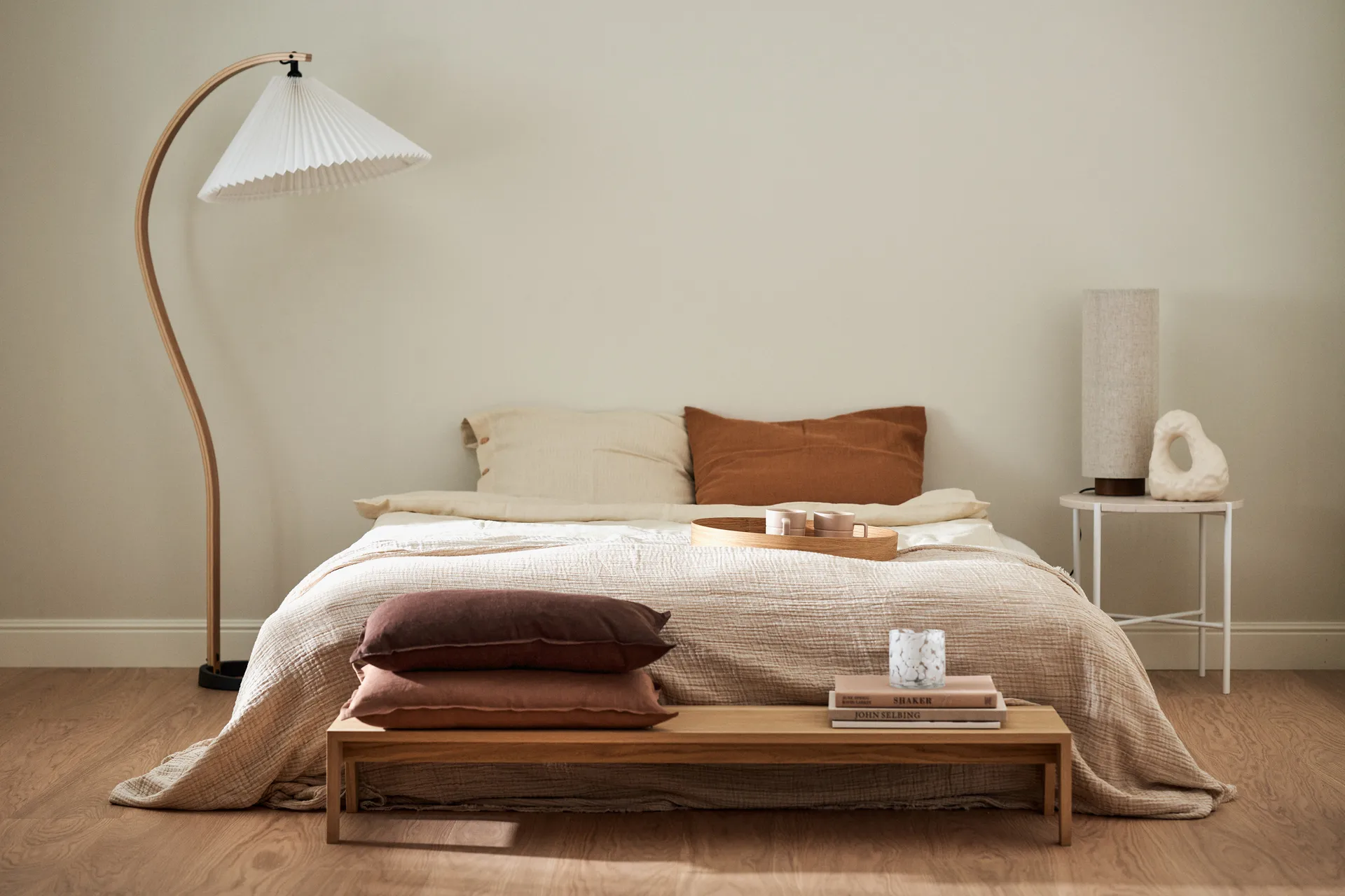 Breeze throw 160x260cm, Beige Scandi Living