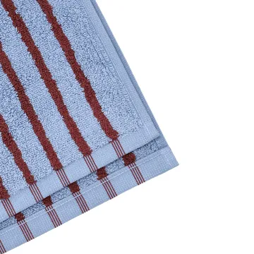 Drift bath towel 100x150 cm - Blue-red - Scandi Living