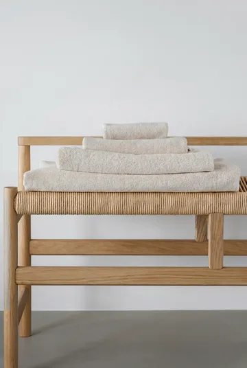 Drift bath towel 100x150 cm - White - Scandi Living