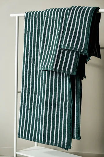 Drift bath towel 70x140 cm - Green-purple - Scandi Living