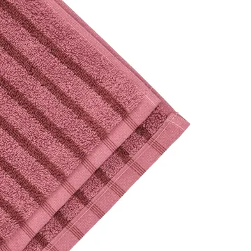 Drift towel 30x50 cm - Pink-red - Scandi Living
