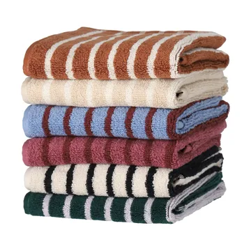 Drift towel 30x50 cm - Pink-red - Scandi Living