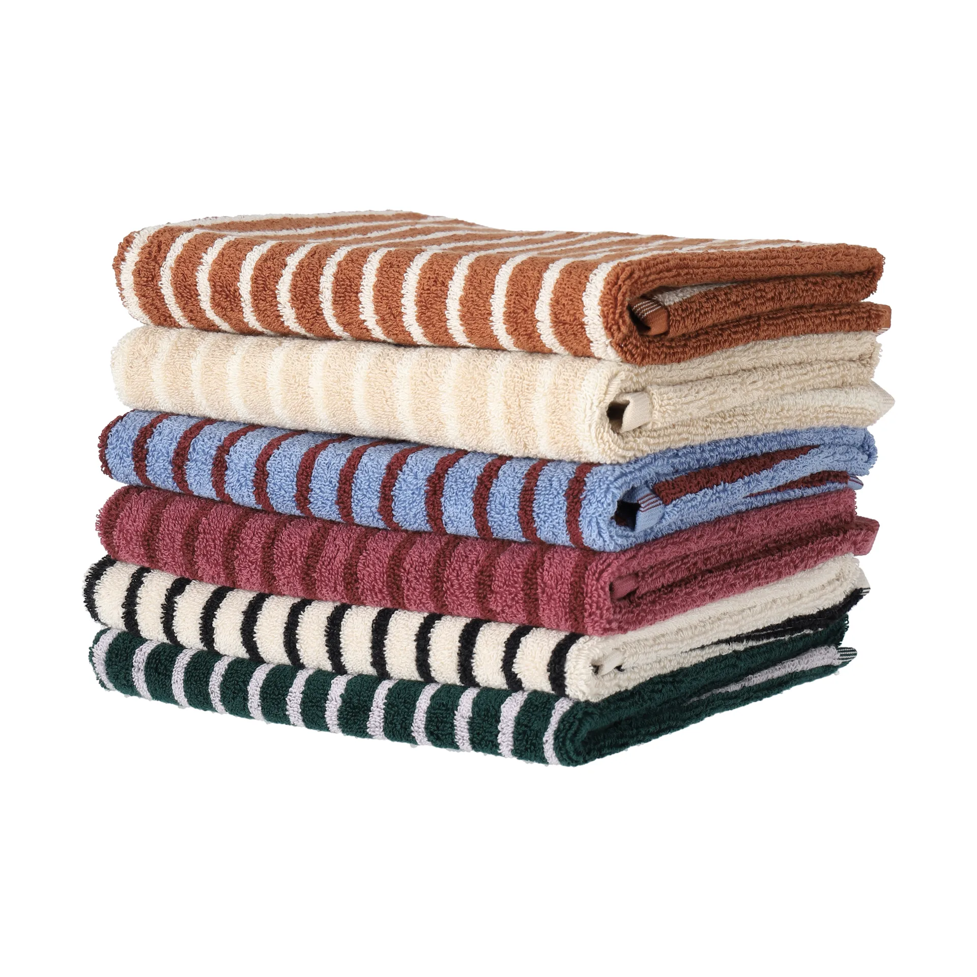 Drift towel 50x70 cm, Blue-red Scandi Living