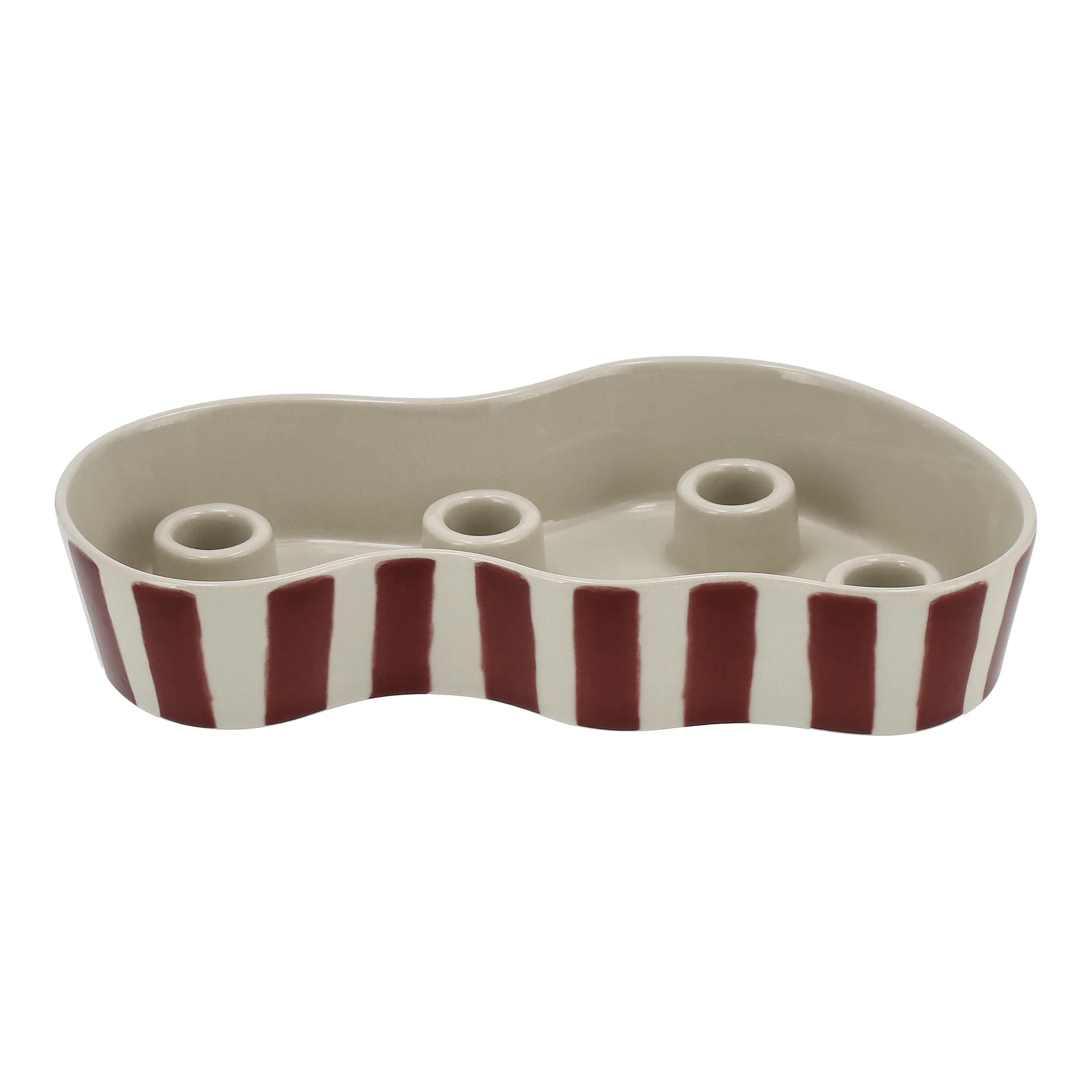 Ember advent candleholder, Red-white, 15×27.3 cm Scandi Living Ember advent candleholder, Red-white, 15×27.3 cm Scandi Living