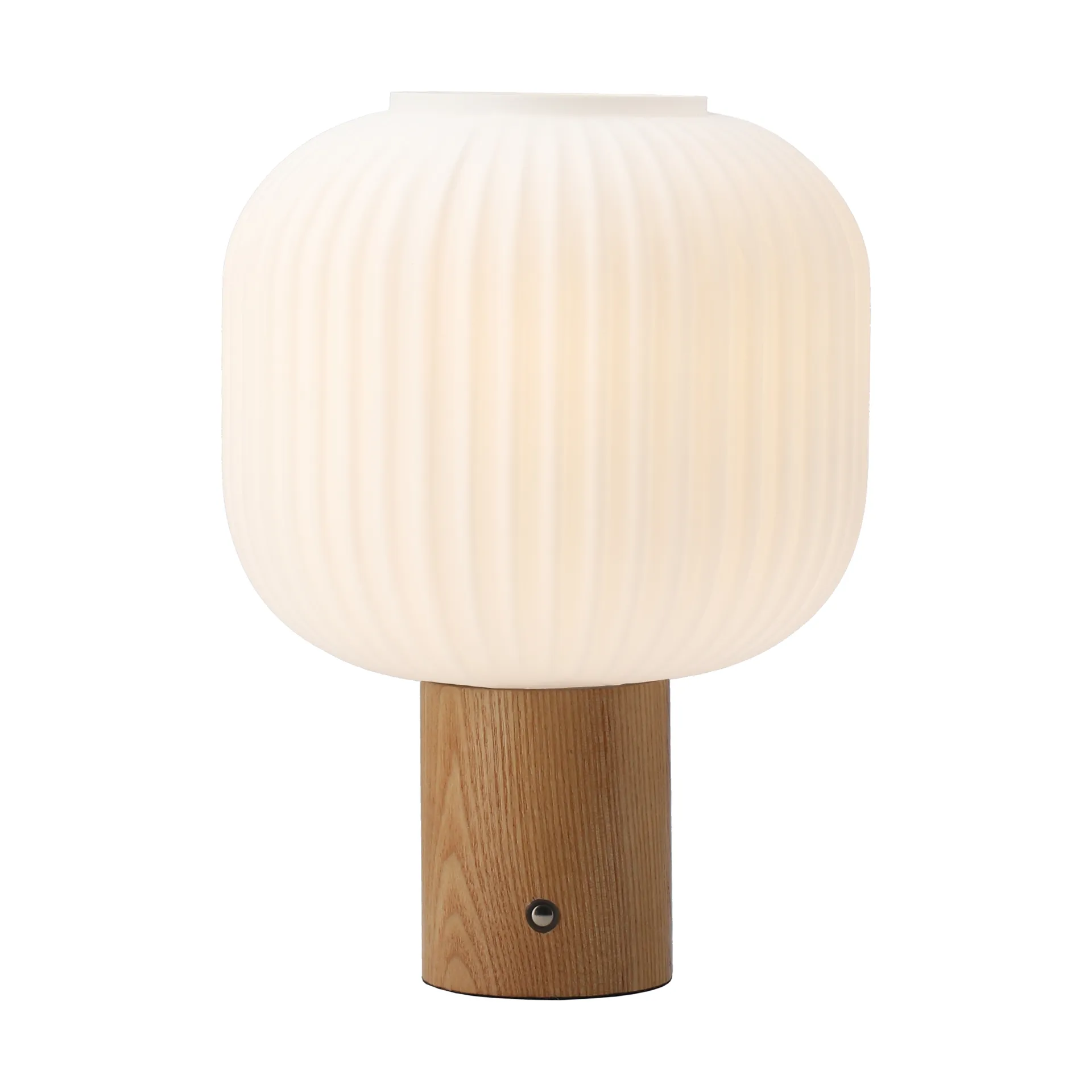 Fair portable table lamp, Frosted glass-ash Scandi Living
