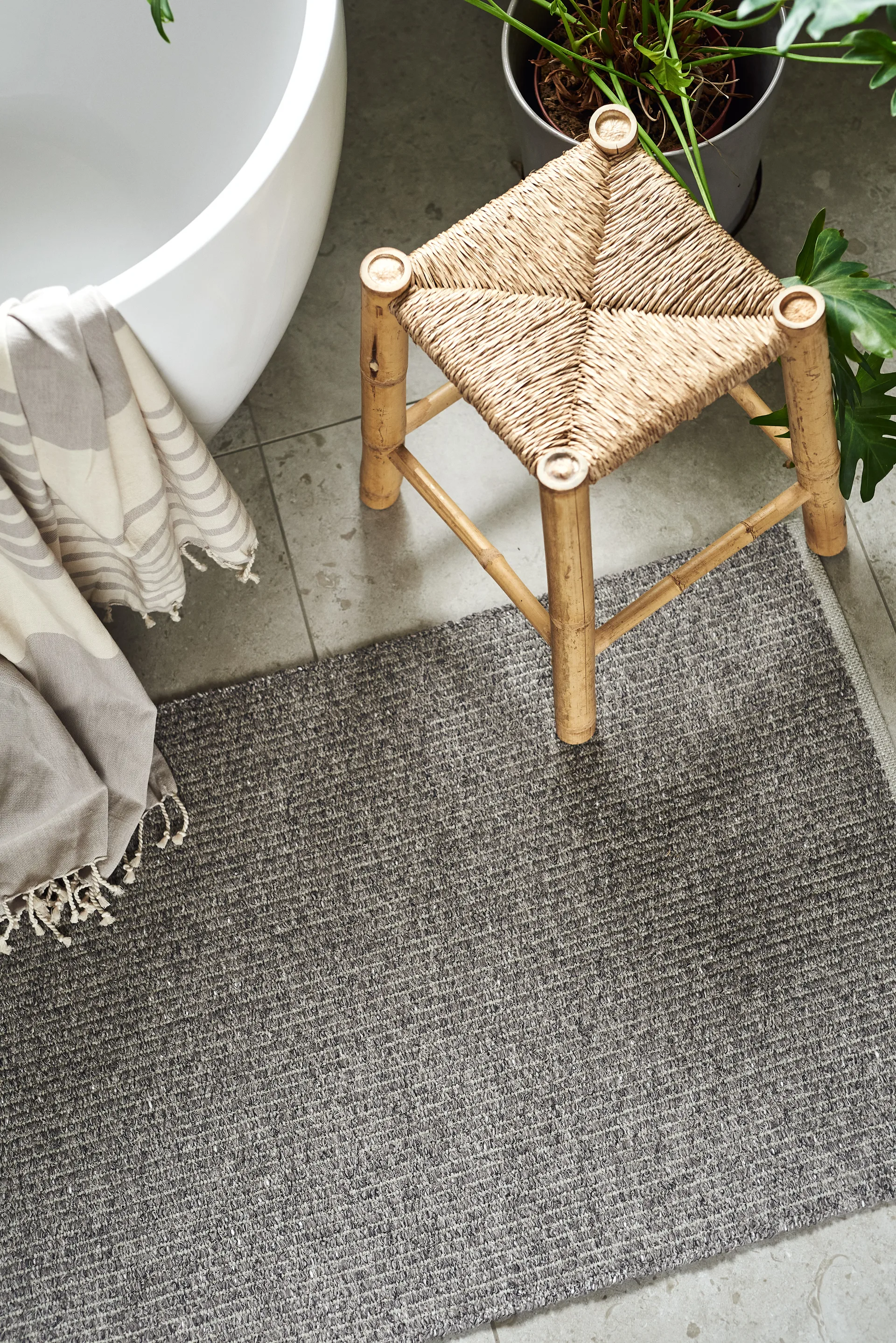 Fallow rug dark grey, 150x200 cm Scandi Living