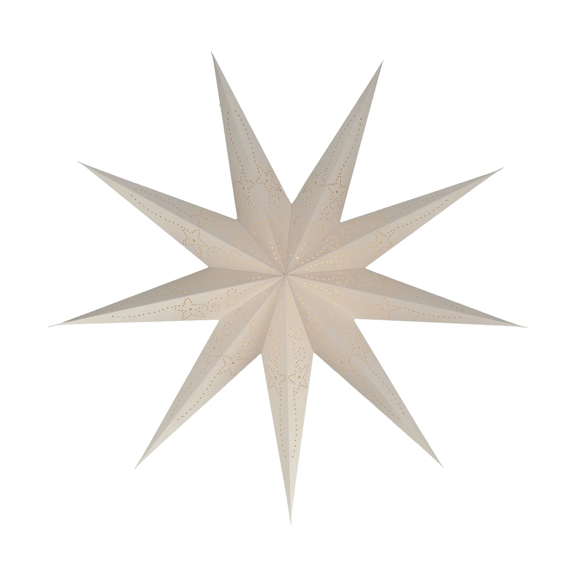 Folk advent star, White, Ø80 cm Scandi Living