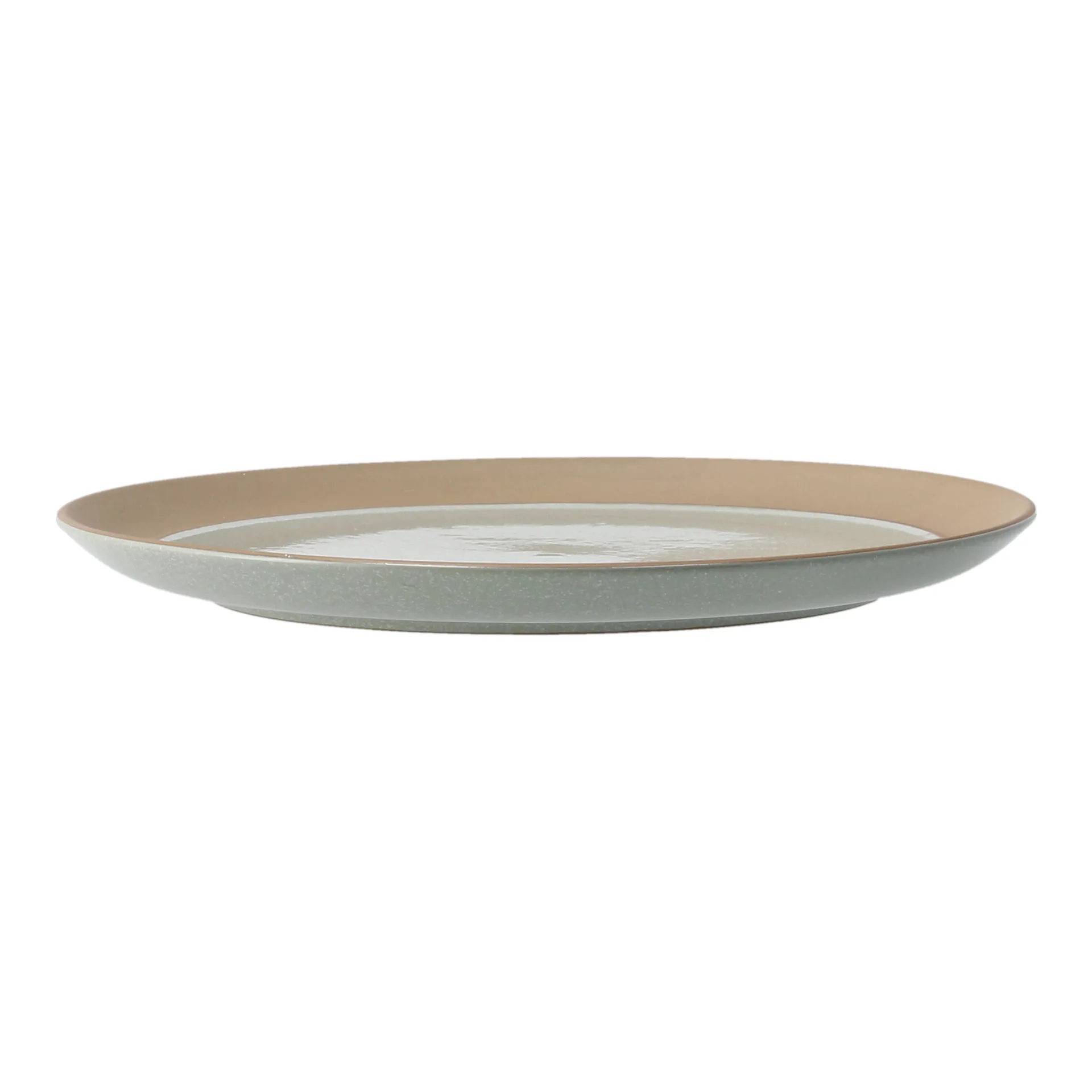 Fossil plate Ø26 cm, Green Scandi Living