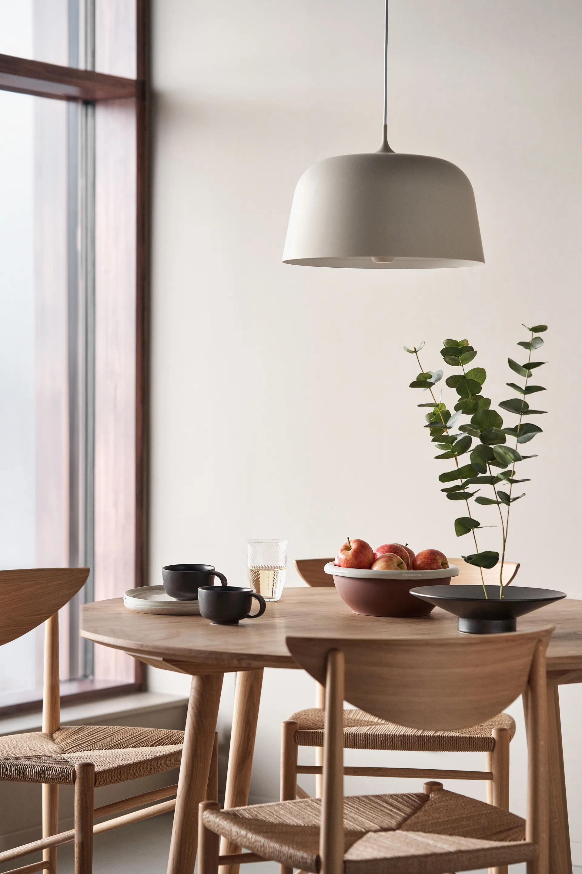 Halo ceiling lamp Ø38 cm, Beige Scandi Living